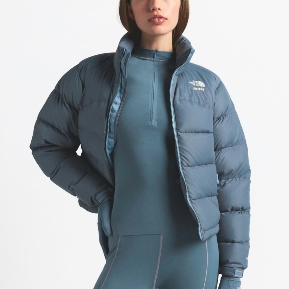 NEW NORTH FACE X SKIMS 2000 NUPTSE JACKET KYANITE size XL - Picture 5 of 6
